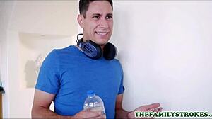 blonde big tits new stepmom christie stevens fucked by stepson after he overhears her real plans, sucking that monster cock hard