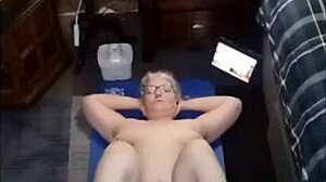 morning yoga turns steamy with hot momma vee!