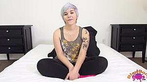 I watched nerdy teen take multiple facials in blowbang.