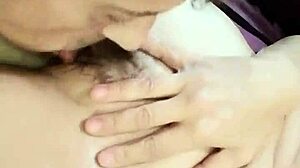 Sabinaagos watches her husband lick her pussy