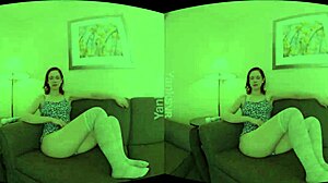 carmen december's huge wet orgasm with vibrator