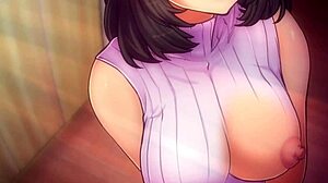 Hey, wanna see how this hentai babe gets punished with a handjob?