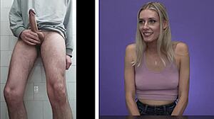 Emily Jade对我激烈射精评分反应超真实