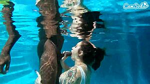 Hot Teen 18+ Amateur in Underwater Webcam Session