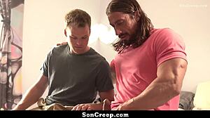 Stepson curious about gay action, wanna try it? - Soncreep