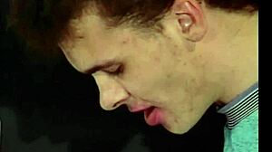 Retro Dutch teen couple bangs hardcore