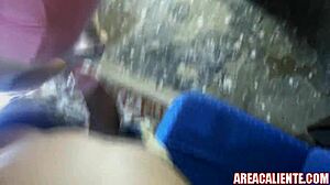 Guy sells homemade video of his big ass latina wife getting bent over in doggystyle.