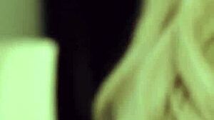 rebel stepmom joanna angel lures her nerd stepdaughter elsa jean into taboo fun.