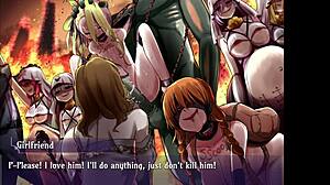 Ebony Riding Shaved Pussy on Cock for Creampie in Hardcore Scene