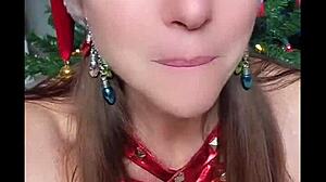 Sexy Milf Nikki Sucking Big Pink Dildo