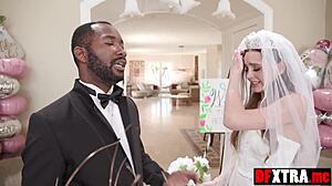 petite bride aften opal gangbanged by five black cocks pre-wedding