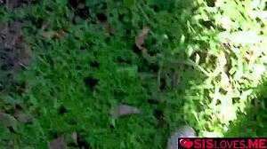 Stepsister Kitty Carrera Gets Her Pussy Rubbed By Her Stepbrother And She Suck His Man Meat