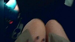 I provoked the Uber driver and let him play with my pussy outdoors