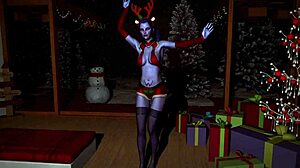 Oh Wow, Watch Widowmaker's Sexy Assassin Dance with Big Tits on Christmas!