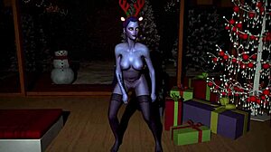 Oh Wow, Watch Widowmaker's Sexy Assassin Dance with Big Tits on Christmas!