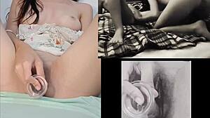 Masturba��o vendo sexo de l�sbicas