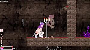 I feel so aroused by this futa hentai gameplay with intense anime game emotions building up inside me