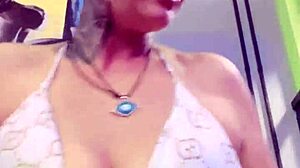 hey i'm all wet at the gym with sexy big natural tits dripping between my legs