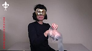 Sexy amateur gives double blowjob with sucking and licking cumshot facial in homemade reality video on RedXvideos.