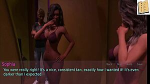 a wife and stepmother 88 in teen 18+ milf brunette suggestive scene with wife mother in law dynamics