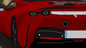 Hentai anime new year eve celebration