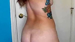 Horny Milf Teases with Big Ass in Outdoor Strip and Bed Play