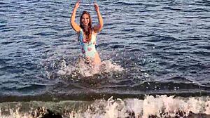 La Cachonda De Anaduro12 En La Playa With Teen Ass Pussy