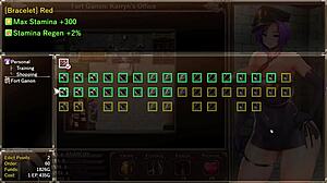 Karryn navigates prison level 1 on her way to becoming a slut in this hentai anime