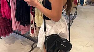 i got wild with macy meadows at the mall bathroom