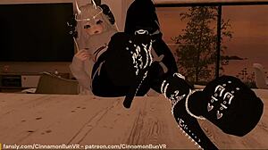 foot slave receives jerk off instructions in vrchat