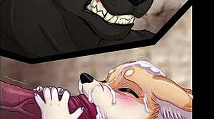 Femboy furry sluts dominate with femdom power