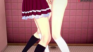 Koneko And Xenovia Explore Fantasy In 3D Cartoon Adventure