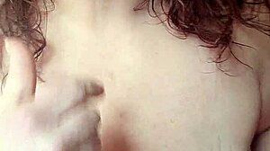 Missr8 Fingers Her Big Tits And Pussy