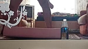 Kazakh couple films their home video