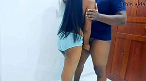 my stepsister begs to pump her nipple and bang hard