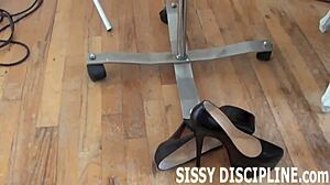 Femdom Makes Bisexual Sissy Slave