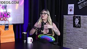 i started makin porn, met an older guy with weird fetishes, my parents are conservative - gabi tamiris in sheer red lingerie