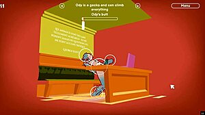 i fucked the ceiling lamp as anal plug in hentai game