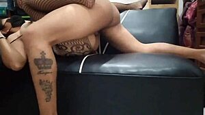 my hot maid waits in lingerie, i cum in her pussy