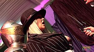 sexy girls take turns playing with hard dick, i mean, sucking and riding