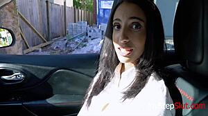 After School, Teen Whore Angelica Cruz Seduces Old Man