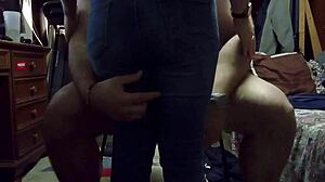 hot amateur brunette with big ass gets intimate with her boyfriend