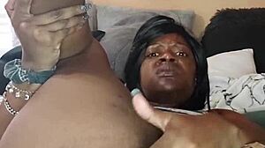 Naejae seducing with a striptease before squirting cum