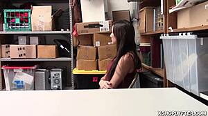 jade amber blows lp officer's big cock!