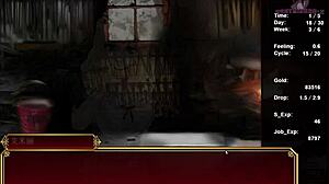 Emotional climax in underwear on sofa for black smith episode nine.