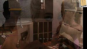 hot brunette fucks in gym