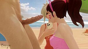overwatch best deepthroat blowjob compilation sfm blender november 2023, wow that's intense 😮
