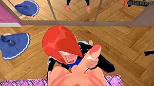 gwen tennyson has sex in front of mirror pov