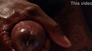 Hairy BBC Solo with Hallelujah Johnson Feels So Intense in Close-Up