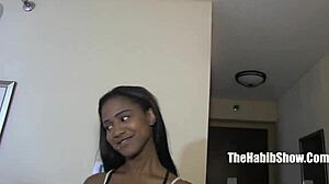 Ever seen a ghetto stripper queen like Blue swallow huge BBC?